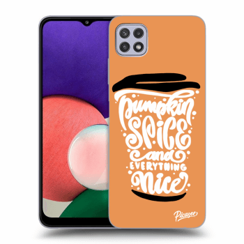 Hülle für Samsung Galaxy A22 5G A226B - Pumpkin coffee