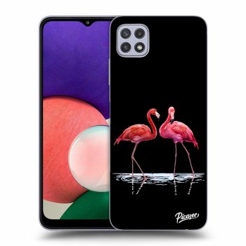 Picasee ULTIMATE CASE für Samsung Galaxy A22 A226B 5G - Flamingos couple
