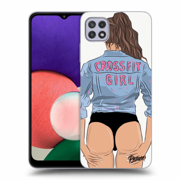 Picasee ULTIMATE CASE für Samsung Galaxy A22 A226B 5G - Crossfit girl - nickynellow