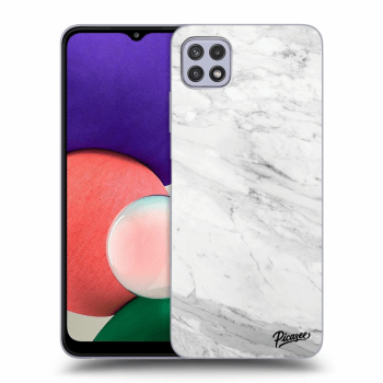Hülle für Samsung Galaxy A22 5G A226B - White marble