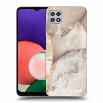 Hülle für Samsung Galaxy A22 5G A226B - Cream marble