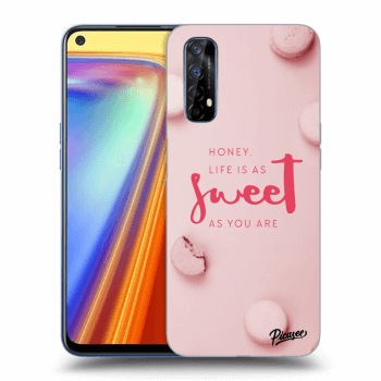 Picasee Realme 7 Hülle - Transparentes Silikon - Life is as sweet as you are