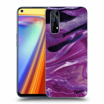 Hülle für Realme 7 - Purple glitter