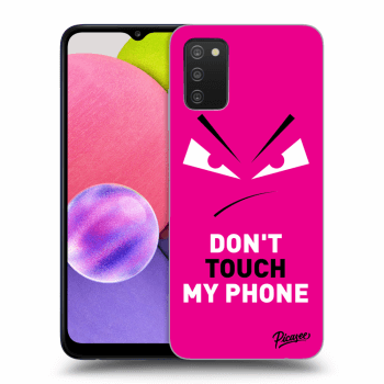 Hülle für Samsung Galaxy A02s A025G - Evil Eye - Pink