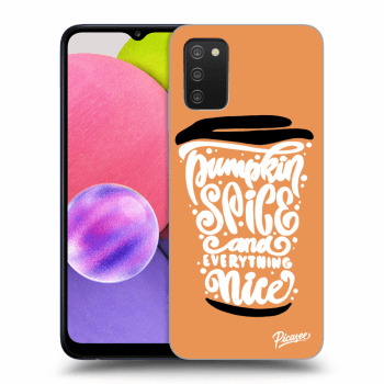 Hülle für Samsung Galaxy A02s A025G - Pumpkin coffee