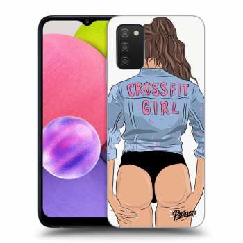 Picasee ULTIMATE CASE für Samsung Galaxy A02s A025G - Crossfit girl - nickynellow