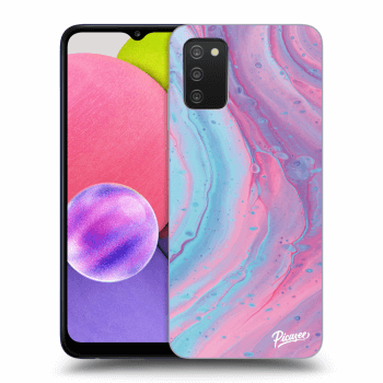 Hülle für Samsung Galaxy A02s A025G - Pink liquid