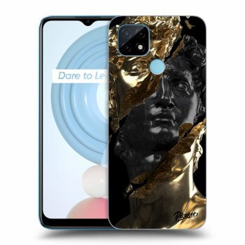 Hülle für Realme C21 - Gold - Black