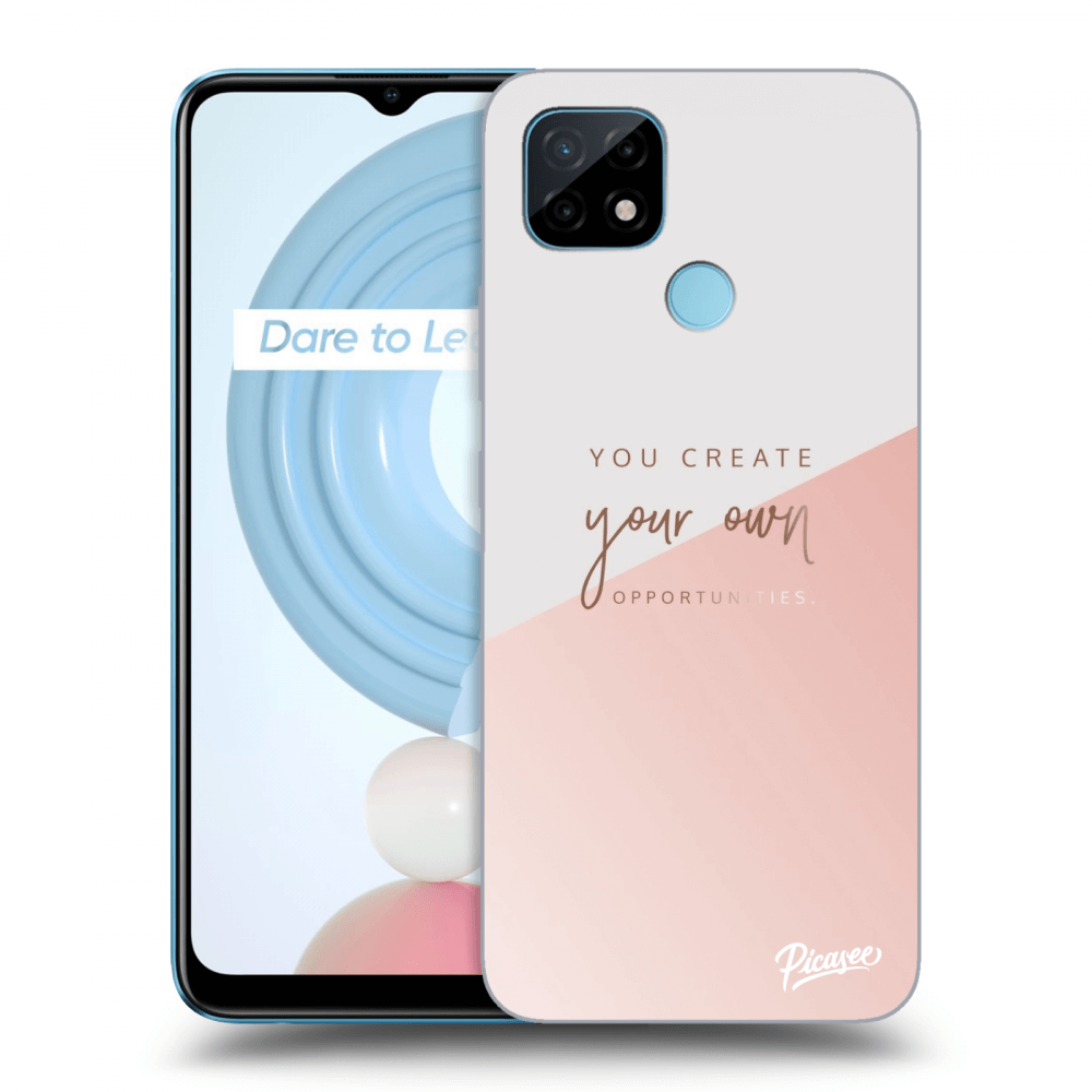 Picasee Realme C21 Hülle - Transparentes Silikon - You create your own opportunities