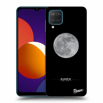Picasee Samsung Galaxy M12 M127F Hülle - Transparentes Silikon - Moon Minimal