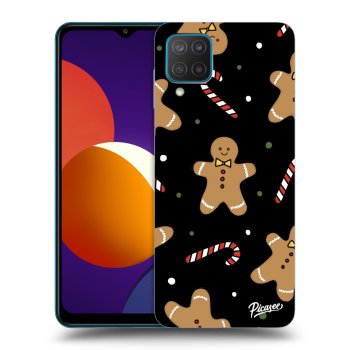 Picasee Samsung Galaxy M12 M127F Hülle - Schwarzes Silikon - Gingerbread