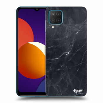 Hülle für Samsung Galaxy M12 M127F - Black marble