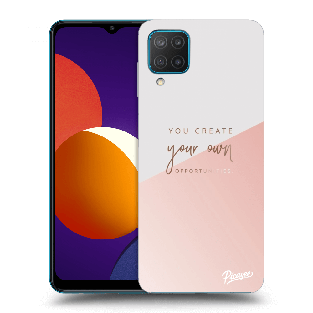 Picasee Samsung Galaxy M12 M127F Hülle - Schwarzes Silikon - You create your own opportunities