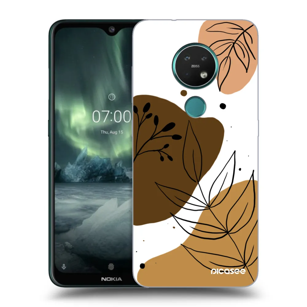Picasee Nokia 7.2 Hülle - Schwarzes Silikon - Boho style