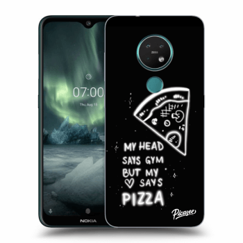 Picasee Nokia 7.2 Hülle - Transparentes Silikon - Pizza