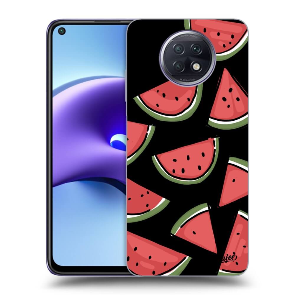 Picasee Xiaomi Redmi Note 9T Hülle - Schwarzes Silikon - Melone