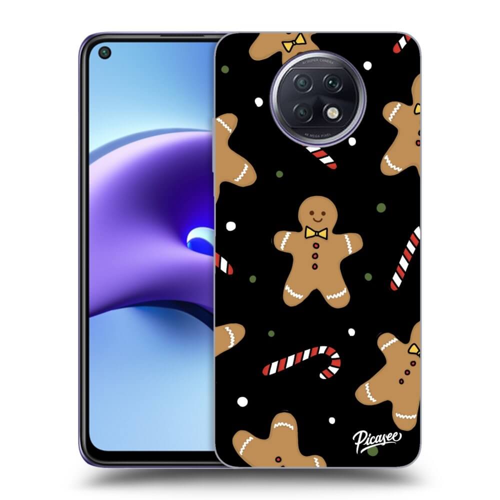 Picasee Xiaomi Redmi Note 9T Hülle - Schwarzes Silikon - Gingerbread