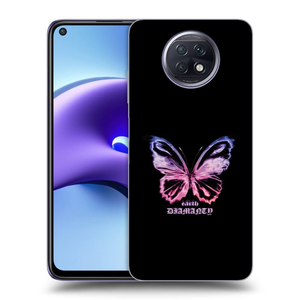 Picasee Xiaomi Redmi Note 9T Hülle - Transparentes Silikon - Diamanty Purple