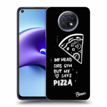 Picasee Xiaomi Redmi Note 9T Hülle - Schwarzes Silikon - Pizza