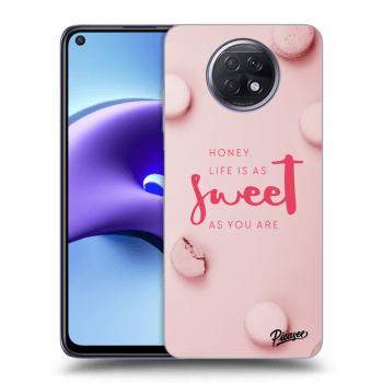 Picasee Xiaomi Redmi Note 9T Hülle - Transparentes Silikon - Life is as sweet as you are