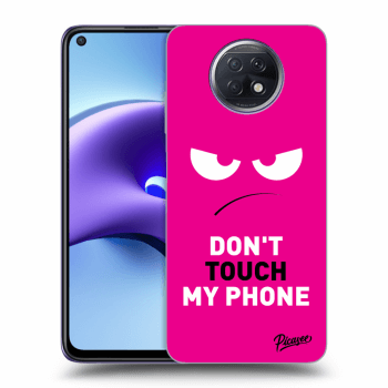 Picasee Xiaomi Redmi Note 9T Hülle - Transparentes Silikon - Angry Eyes - Pink