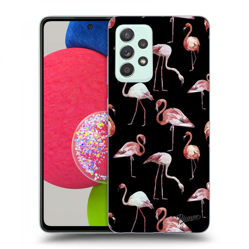 Picasee ULTIMATE CASE für Samsung Galaxy A52s 5G A528B - Flamingos