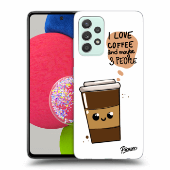 Picasee Samsung Galaxy A52s 5G A528B Hülle - Schwarzes Silikon - Cute coffee