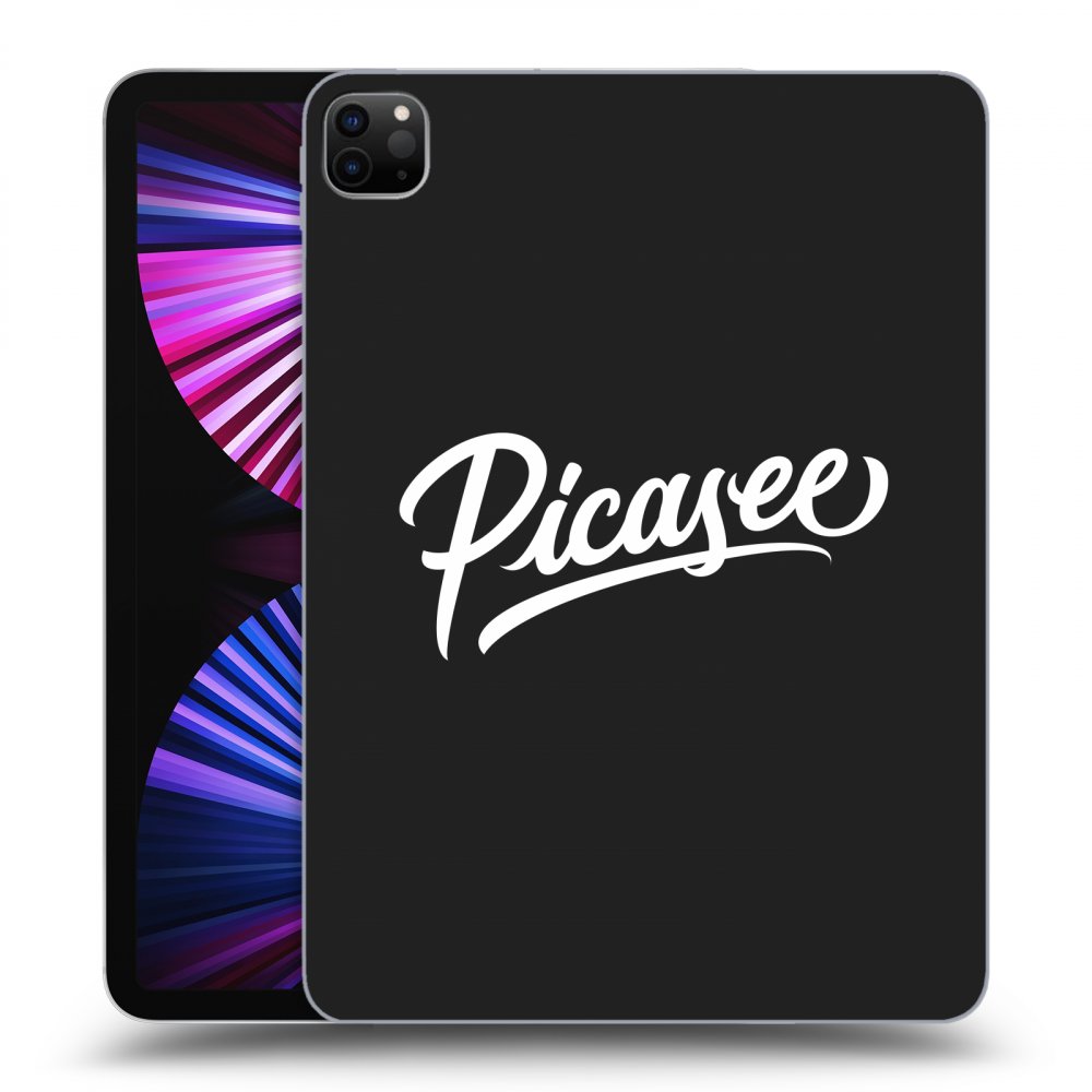 Picasee Schwarze Silikonhülle für Apple iPad Pro 11" 2021 (3.gen) - Picasee - old logo - white