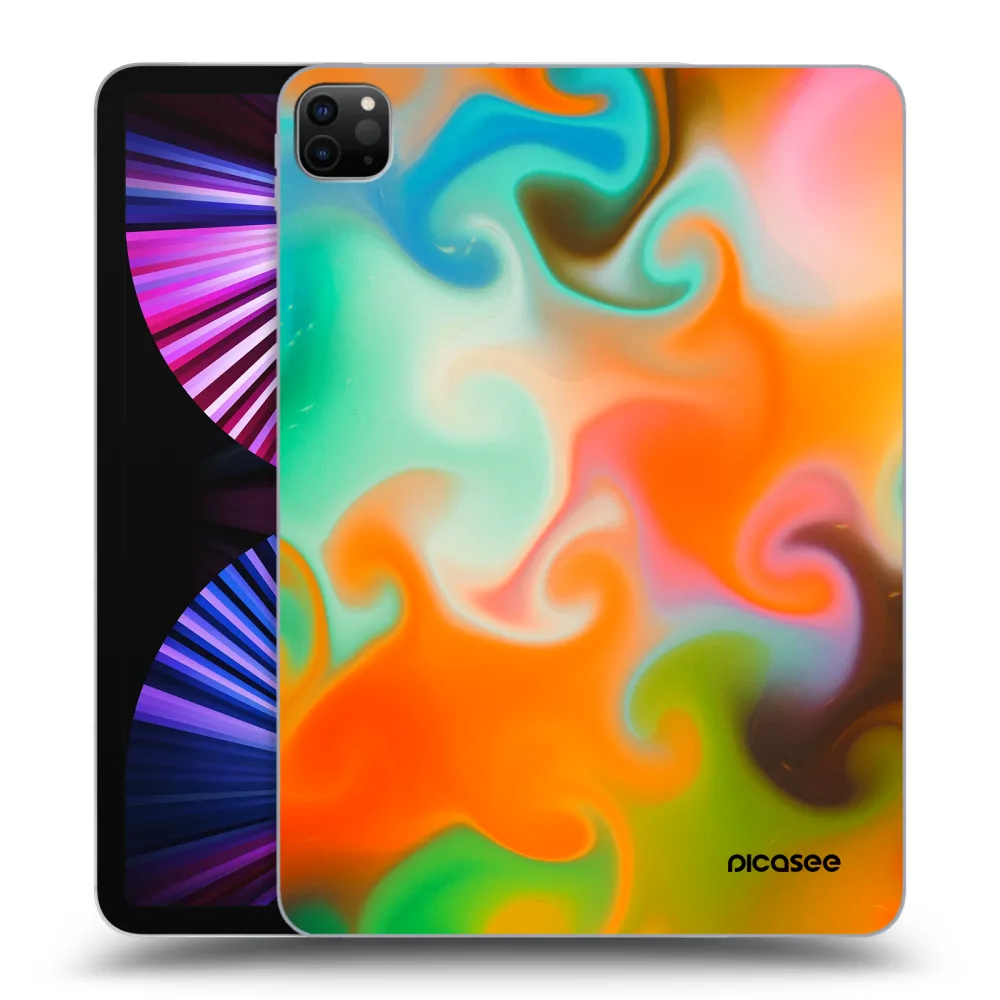 Picasee Schwarze Silikonhülle für Apple iPad Pro 11" 2021 (3.gen) - Juice
