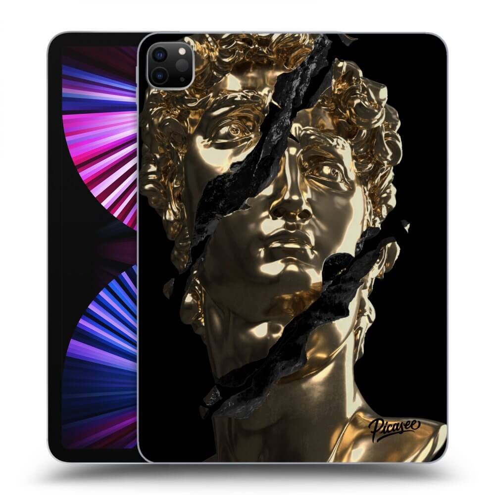 Picasee Schwarze Silikonhülle für Apple iPad Pro 11" 2021 (3.gen) - Golder