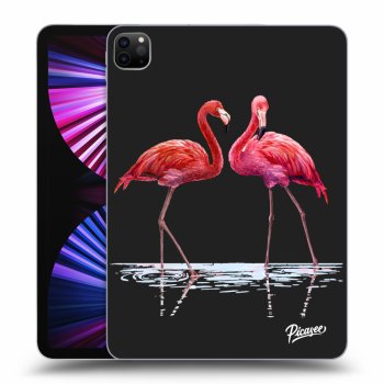 Hülle für Apple iPad Pro 11" 2021 (3.gen) - Flamingos zu zweit