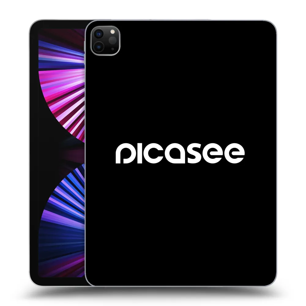 Picasee Schwarze Silikonhülle für Apple iPad Pro 11" 2021 (3.gen) - Picasee - new logo - white