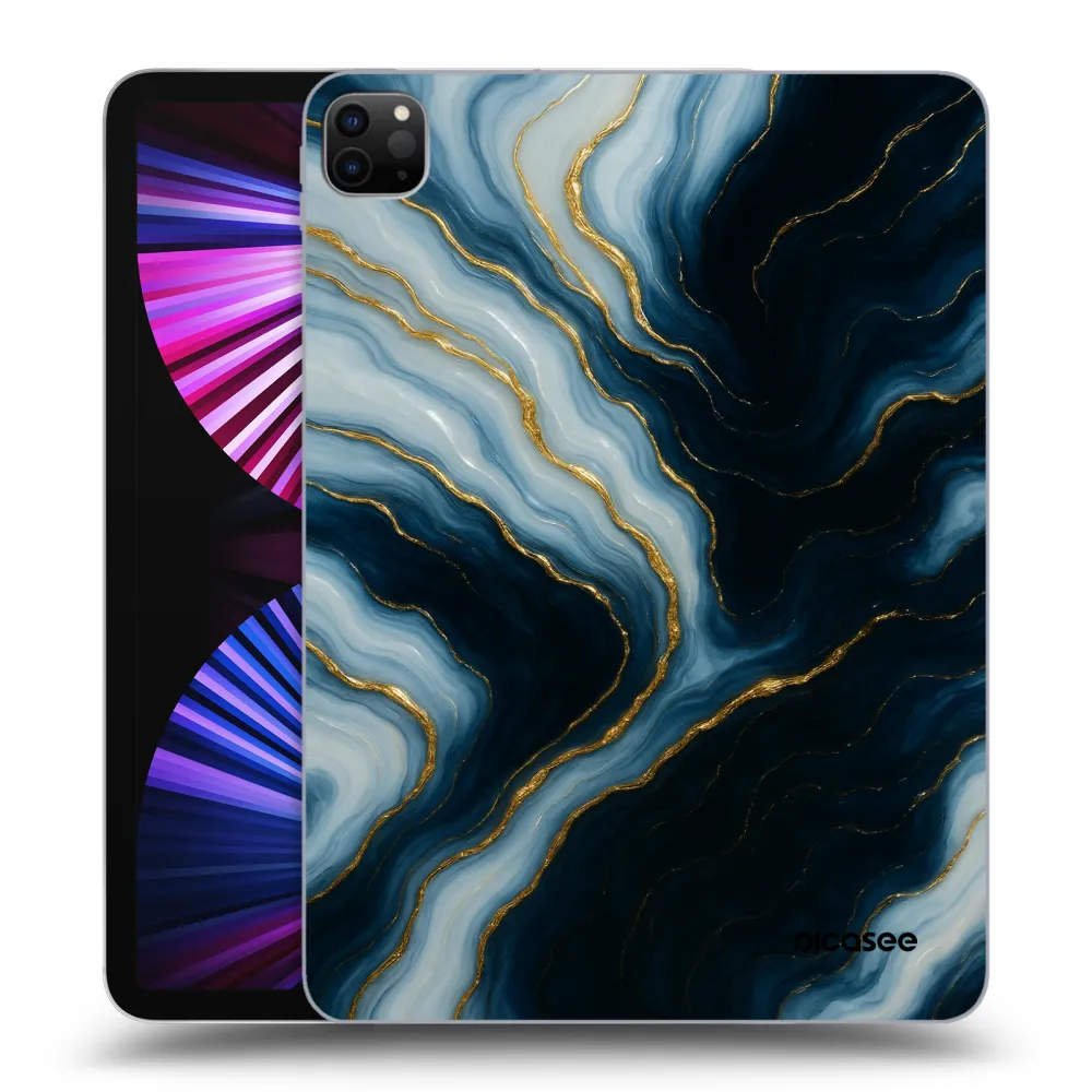 Picasee Schwarze Silikonhülle für Apple iPad Pro 11" 2021 (3.gen) - Luna