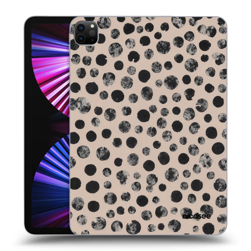 Picasee Schwarze Silikonhülle für Apple iPad Pro 11" 2021 (3.gen) - Dots