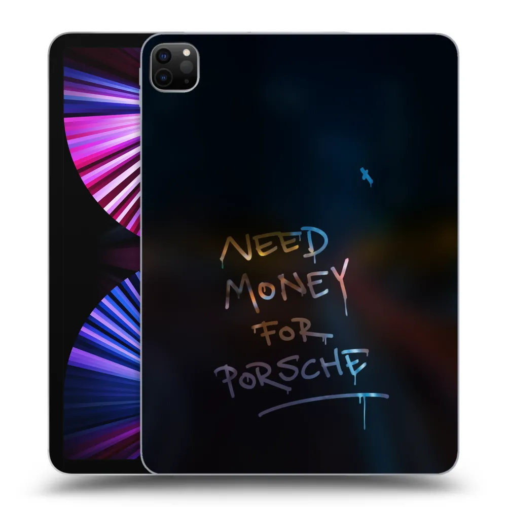 Picasee Schwarze Silikonhülle für Apple iPad Pro 11" 2021 (3.gen) - Neon Nights