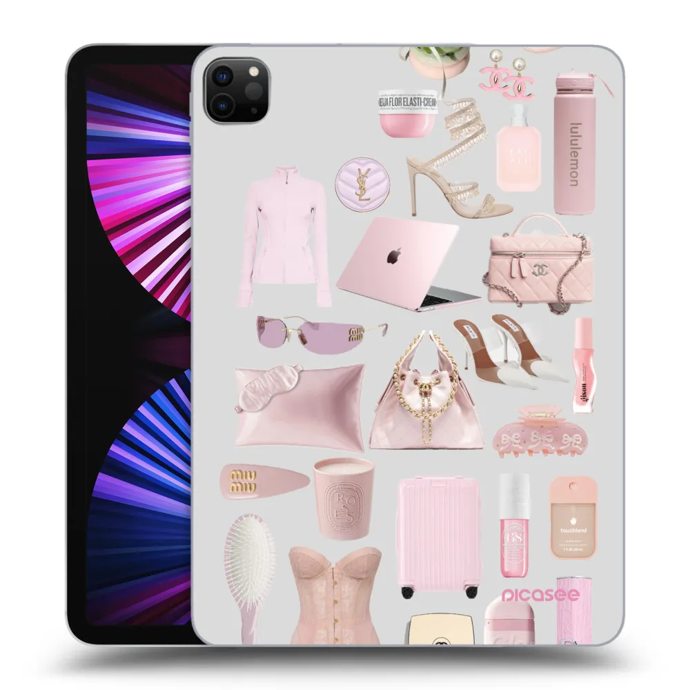 Picasee Schwarze Silikonhülle für Apple iPad Pro 11" 2021 (3.gen) - Glam Babe