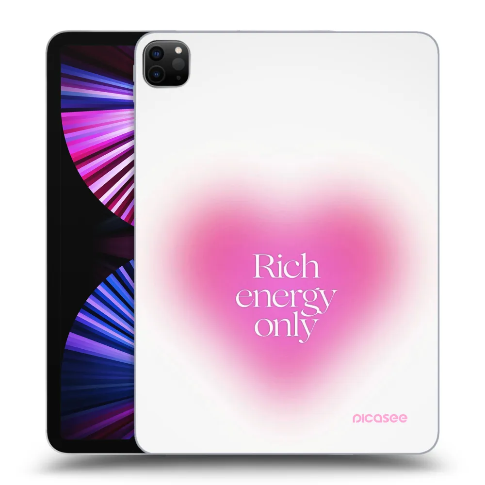 Picasee Schwarze Silikonhülle für Apple iPad Pro 11" 2021 (3.gen) - Rich Energy