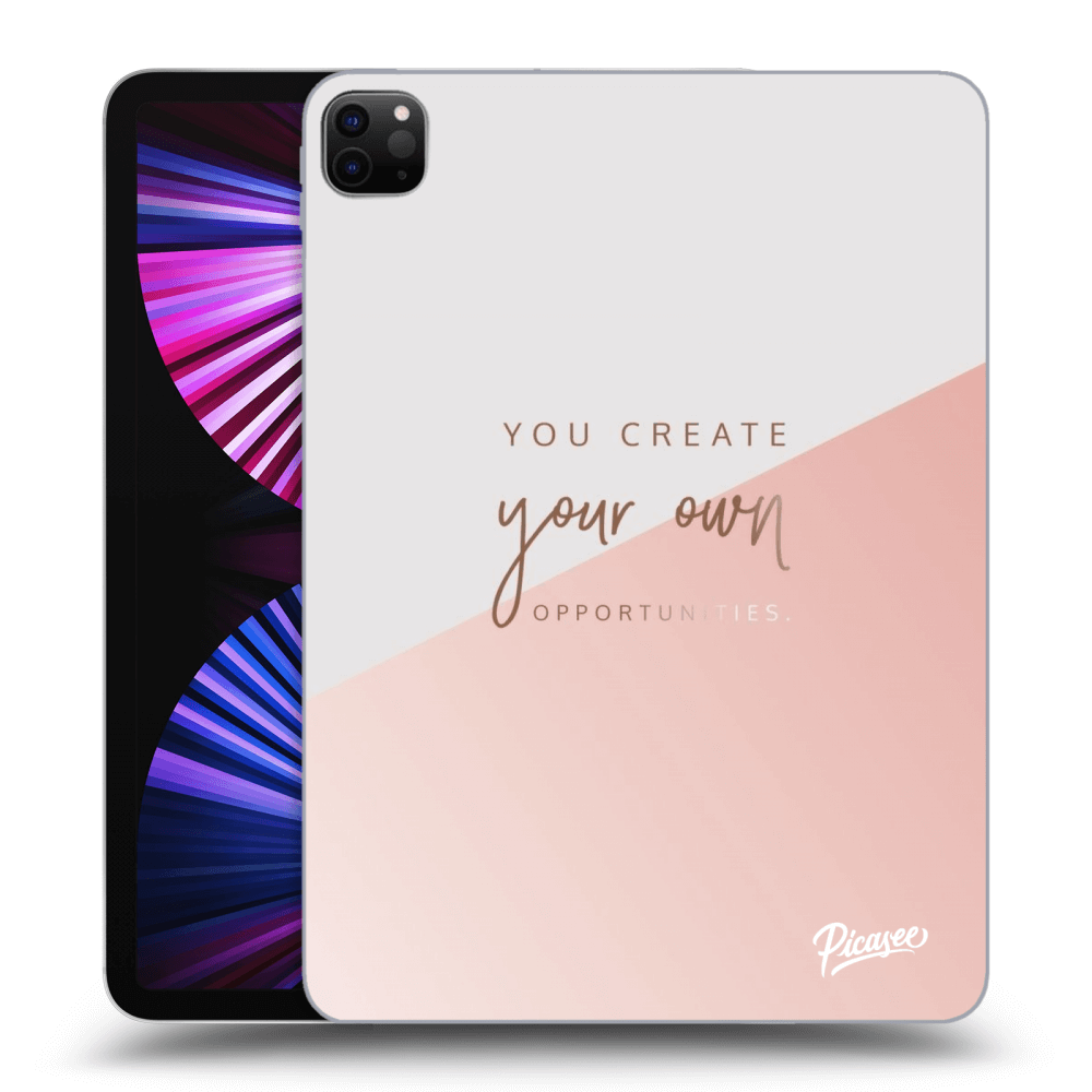 Picasee Schwarze Silikonhülle für Apple iPad Pro 11" 2021 (3.gen) - You create your own opportunities