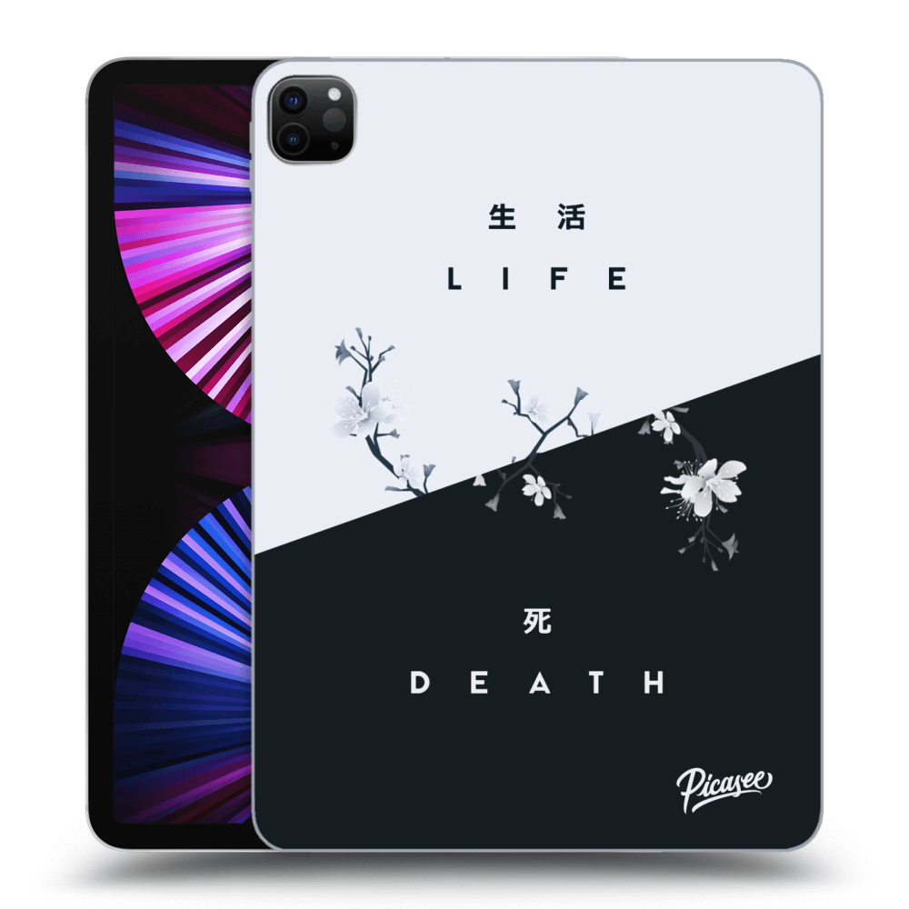 Picasee Schwarze Silikonhülle für Apple iPad Pro 11" 2021 (3.gen) - Life - Death