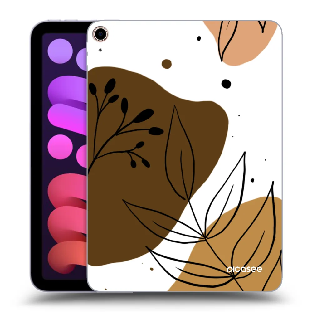 Picasee transparente Silikonhülle für Apple iPad mini 2021 (6. gen) - Boho style