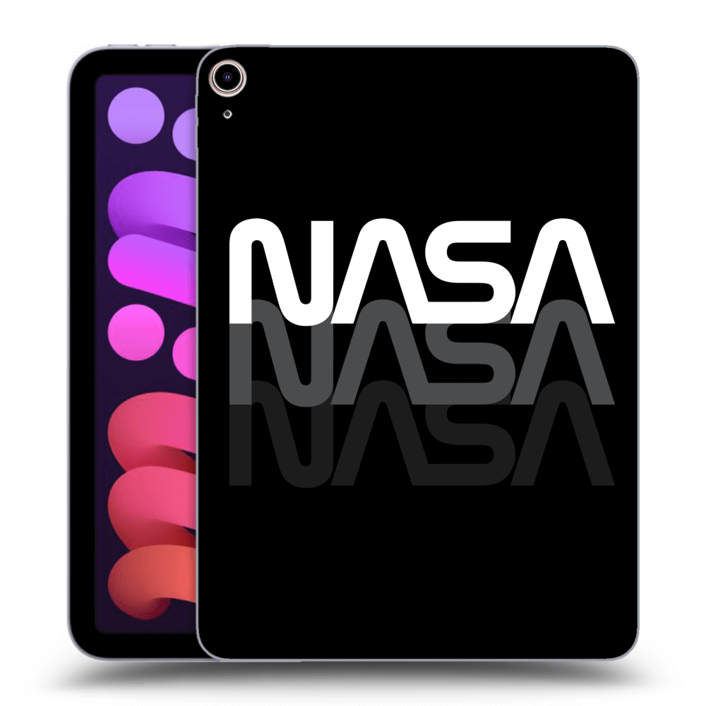 Picasee transparente Silikonhülle für Apple iPad mini 2021 (6. gen) - NASA Triple