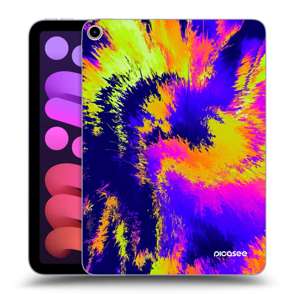 Picasee transparente Silikonhülle für Apple iPad mini 2021 (6. gen) - Burn