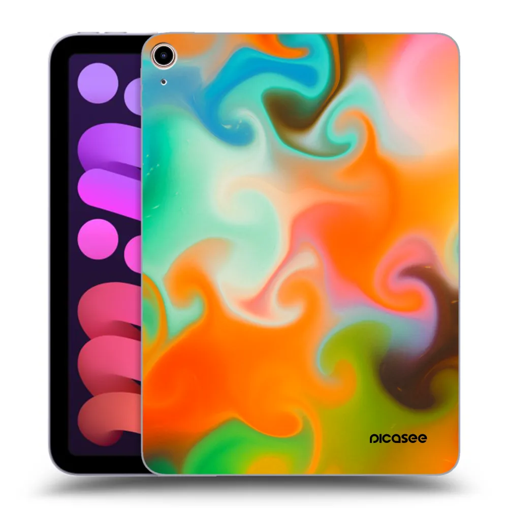 Picasee transparente Silikonhülle für Apple iPad mini 2021 (6. gen) - Juice