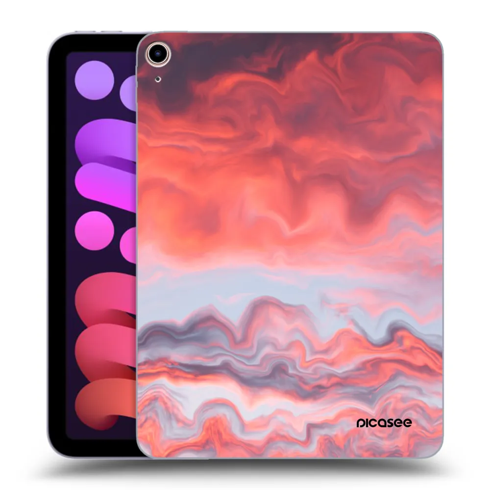 Picasee transparente Silikonhülle für Apple iPad mini 2021 (6. gen) - Sunset
