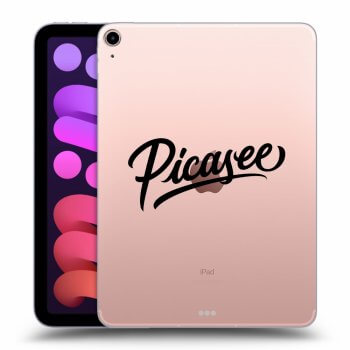 Picasee transparente Silikonhülle für Apple iPad mini 2021 (6. gen) - Picasee - black