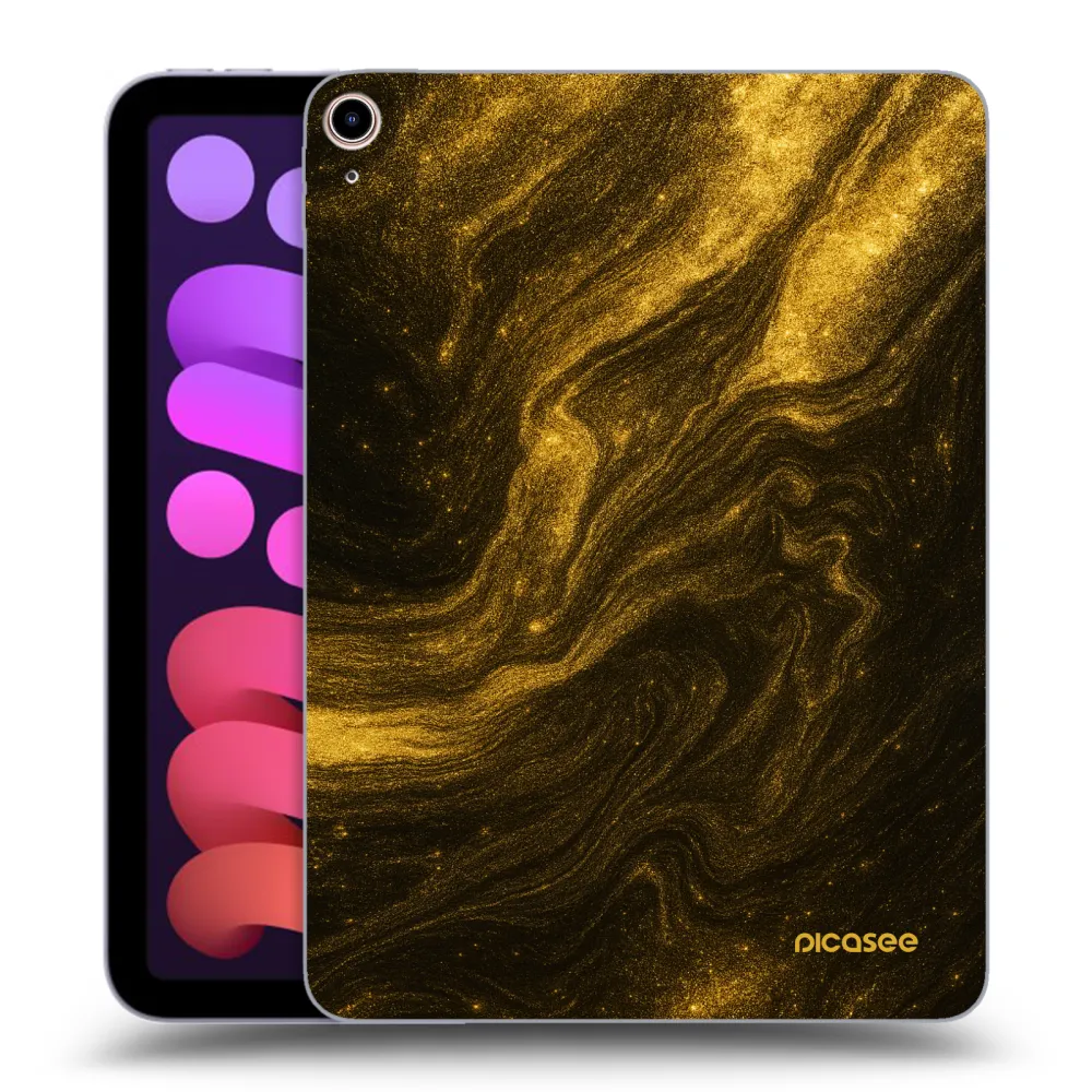 Picasee transparente Silikonhülle für Apple iPad mini 2021 (6. gen) - Black