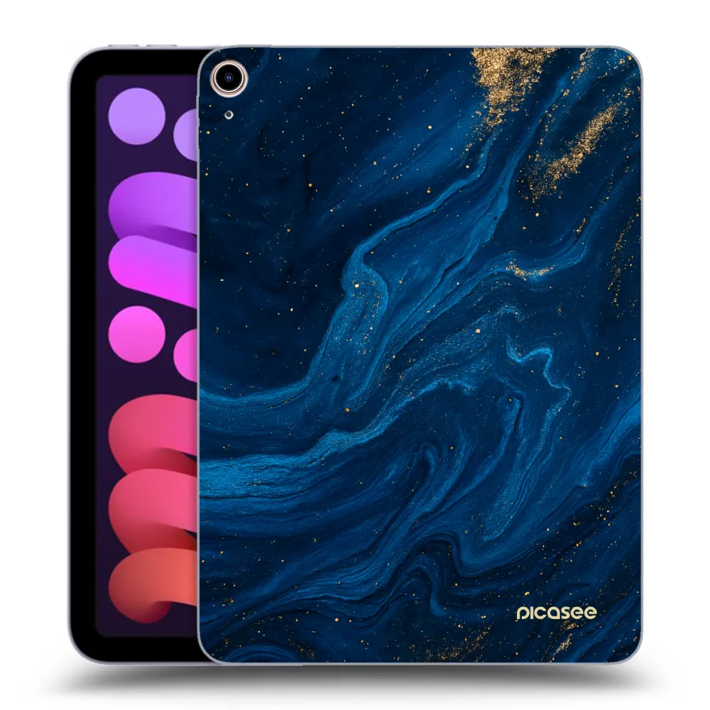 Picasee transparente Silikonhülle für Apple iPad mini 2021 (6. gen) - Blue