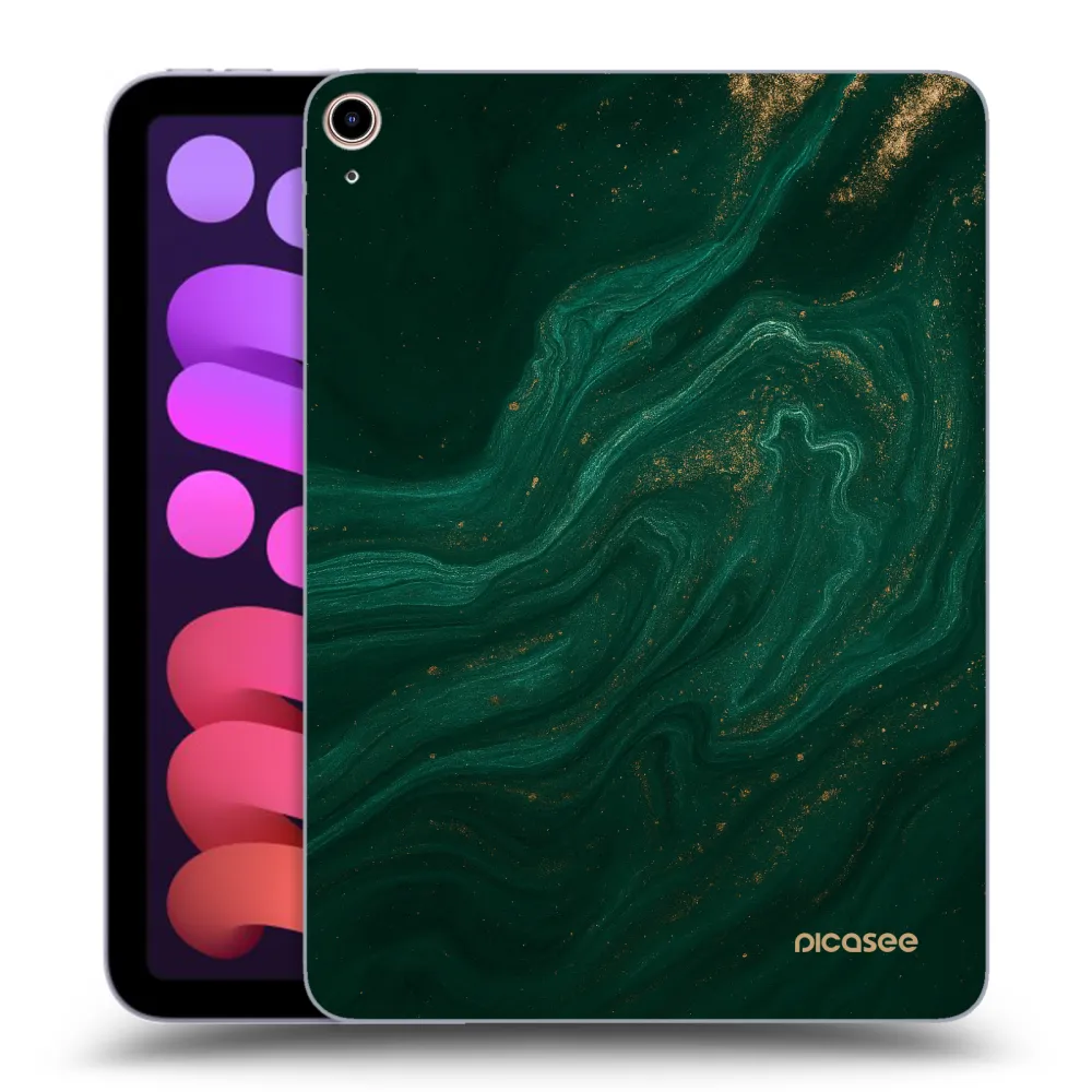 Picasee transparente Silikonhülle für Apple iPad mini 2021 (6. gen) - Green