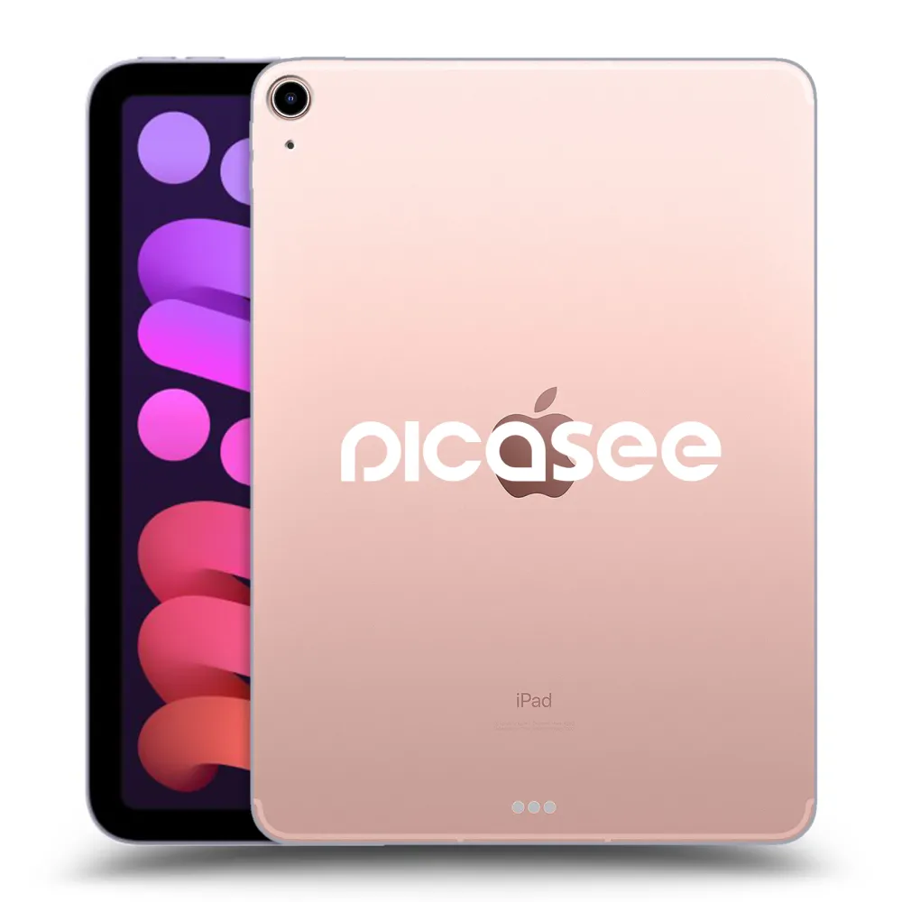 Picasee transparente Silikonhülle für Apple iPad mini 2021 (6. gen) - Picasee - new logo - white