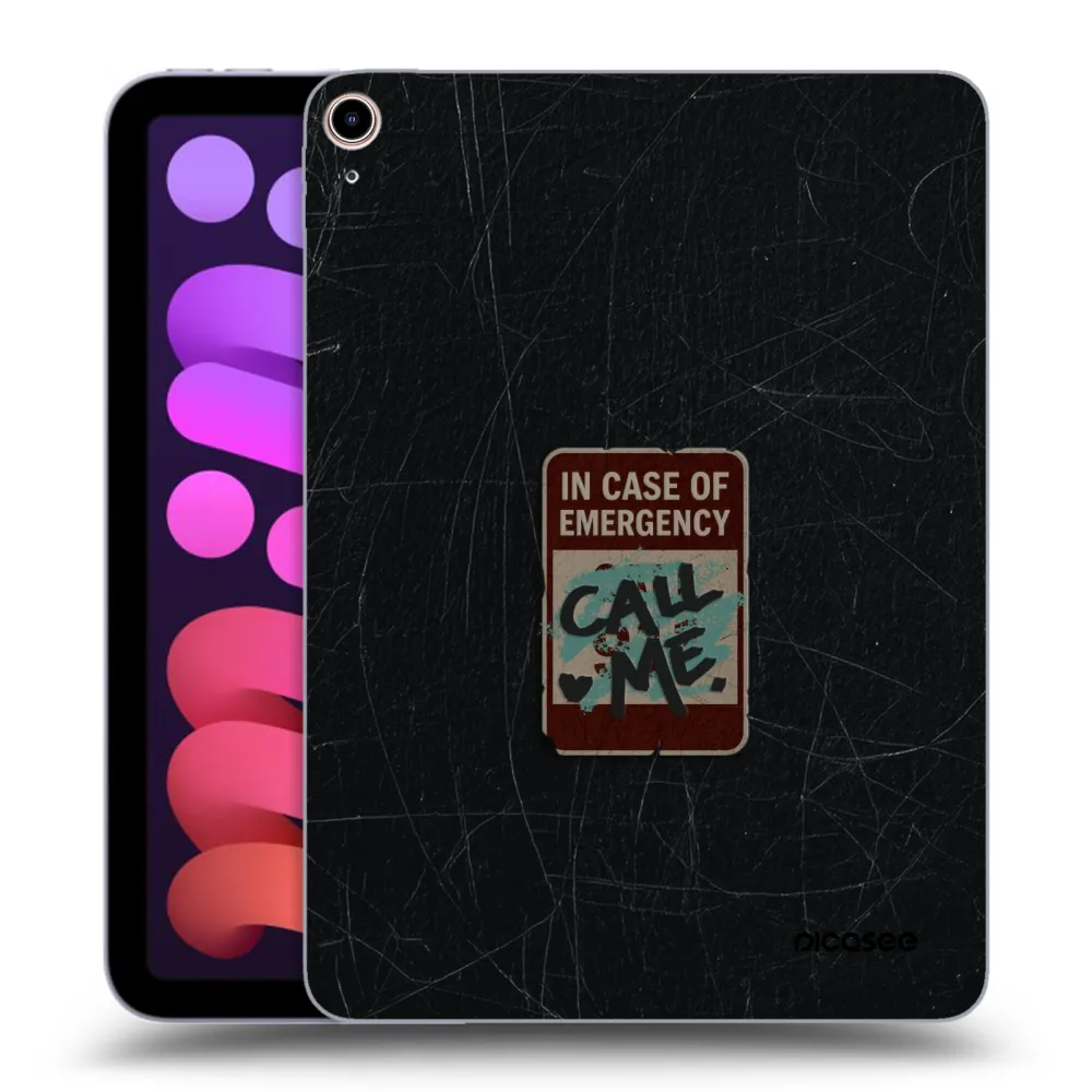 Picasee transparente Silikonhülle für Apple iPad mini 2021 (6. gen) - EMERGENCY
